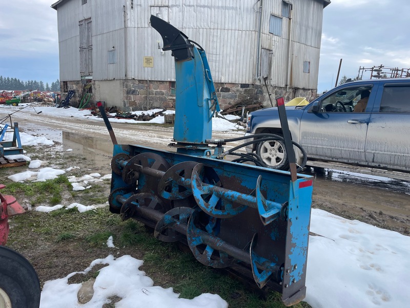 Snow Removal  Astron Snow Blower 7ft - Hydraulic Drive & Double Auger - Skid Steer + Quick Attach Photo